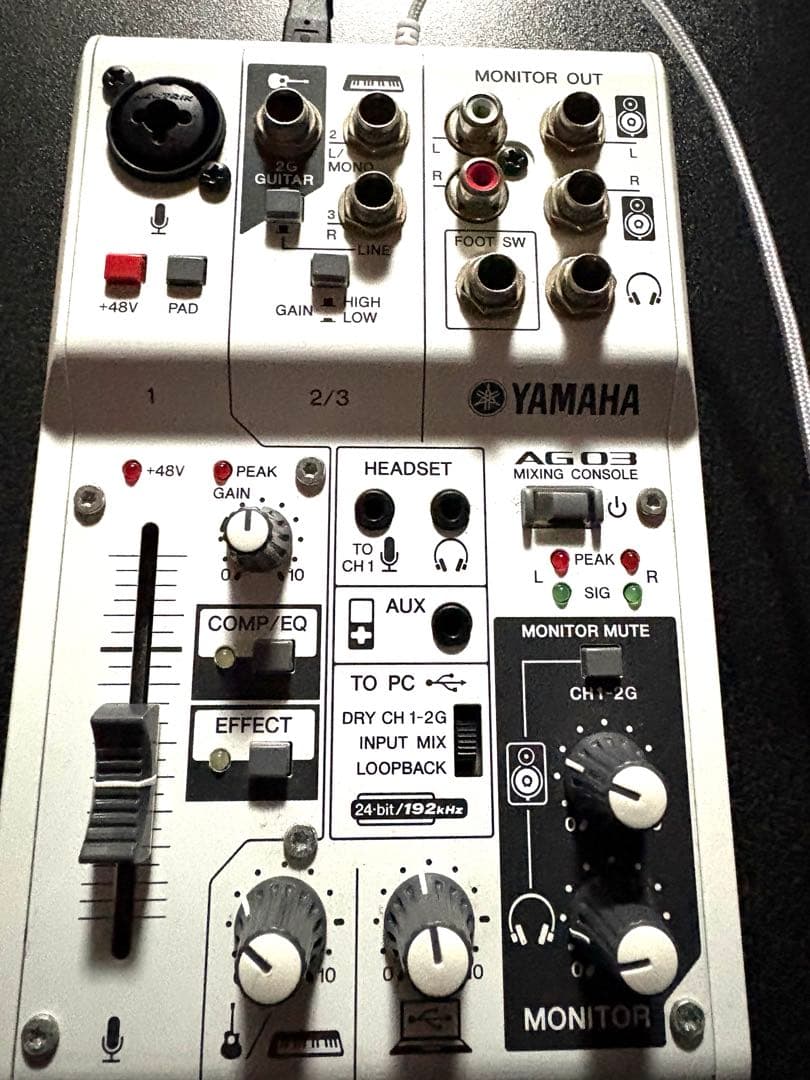 YAMAHA AG03 ミキサー　オーディオ　iPhone PC ライバー　本体 Amazon.co.jp: ヤマハ YAMAHA ウェブキャスティングミキサー