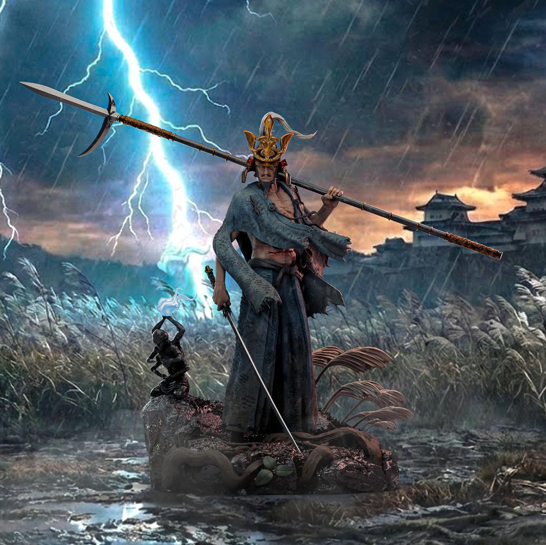 1/8 未塗装未組立 フィギュア ガレージキット 剣聖 葦名一心 Yahoo!オークション - 【Best Cast】隻狼 葦名一心 剣聖 未塗装ガレー