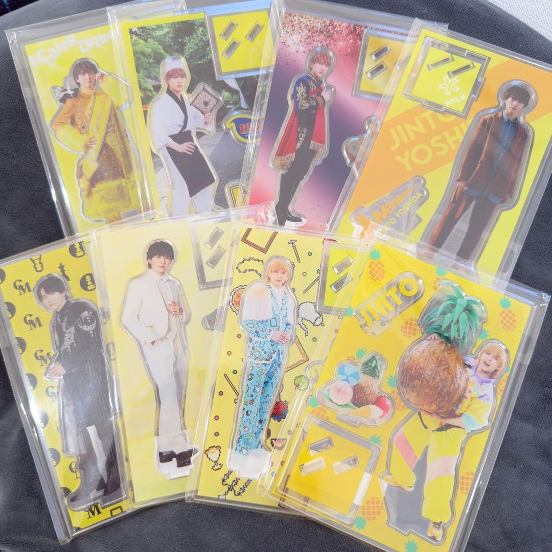 吉田仁人 アクスタ M!LK 佐野勇斗 山中柔太朗 曽野舜太 塩﨑太智 M!LK 仁人くんアクスタ、タオル、バッグ、ミニうちわ…色々入荷です