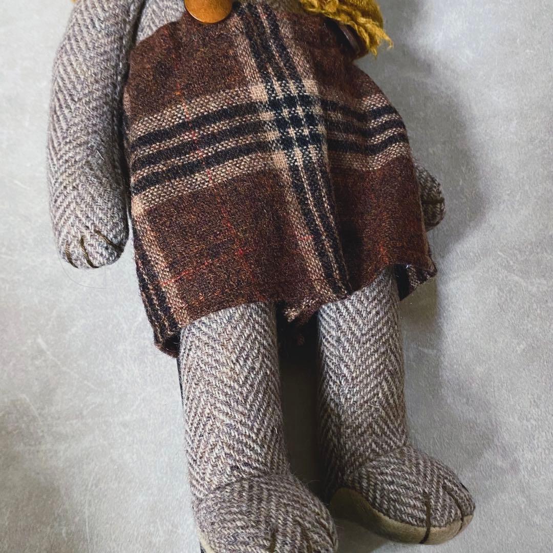 作家もの パリCOさんの猫のぬいぐるみ アートドール 新品 テディベア