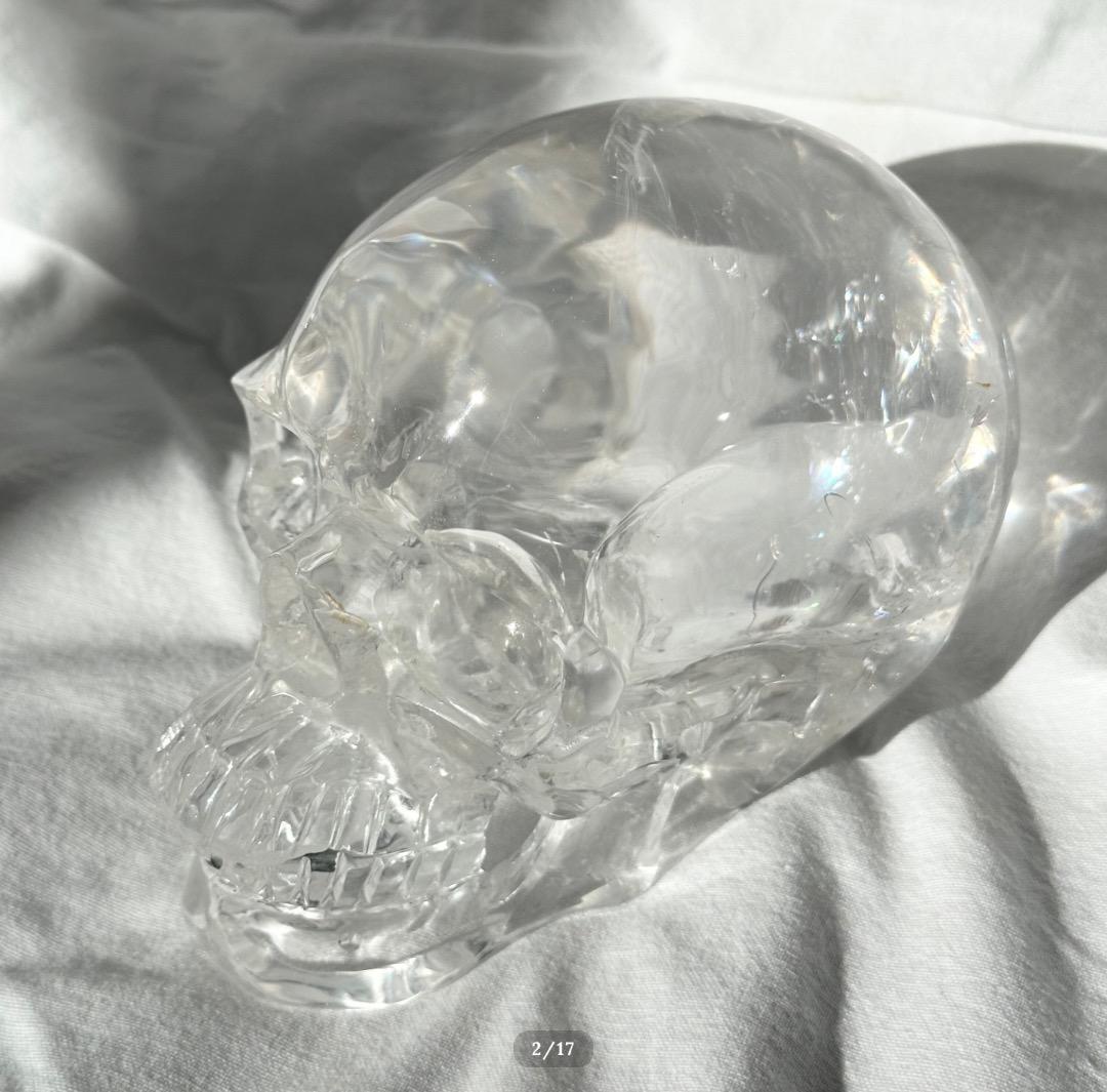 アイリス スカル 大【クリアクォーツ 水晶】クリスタル 1.9kg ブラジル産