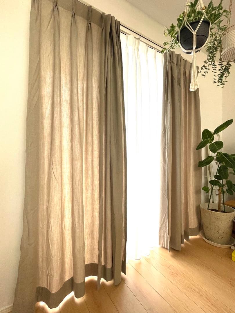 ベージュ ドレープカーテン ジアス　ノーマルドレープJD6197 ベージュ]ドレープカーテン 1級遮光 遮熱 保温 遮音性 形状記憶 洗濯可