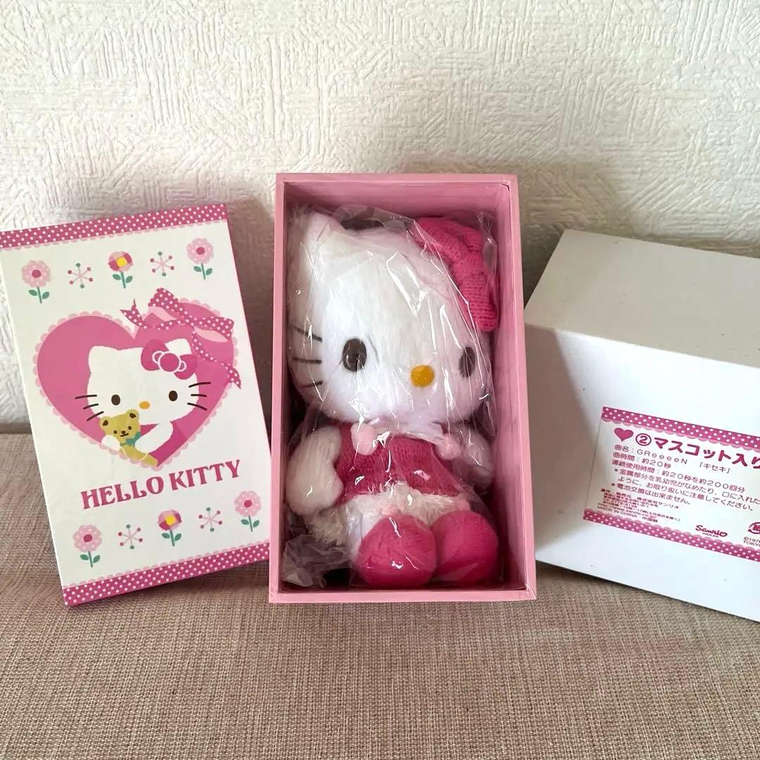 非売品‼️ハローキティ マスコット入りボックス トレインボックス / ハローキティ新幹線 地域 ハローキティ