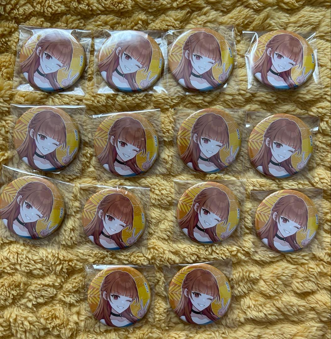 カラピチ　えと　缶バッジ　東京ドームシティ　夏休み　からぴち カラフルピーチ えと 東京ドームシティ 缶バッジ からぴち からぴち