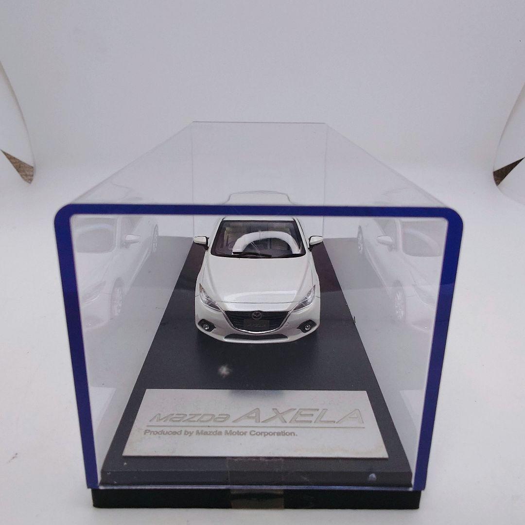 《MAZDAアクセラ》メーカー特注1/43【超レアカラー】新品パールホワイト