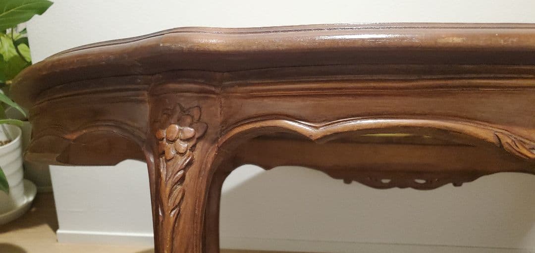 イタリア製】天然石グリーンオニキス センターテーブル 猫脚 大理石