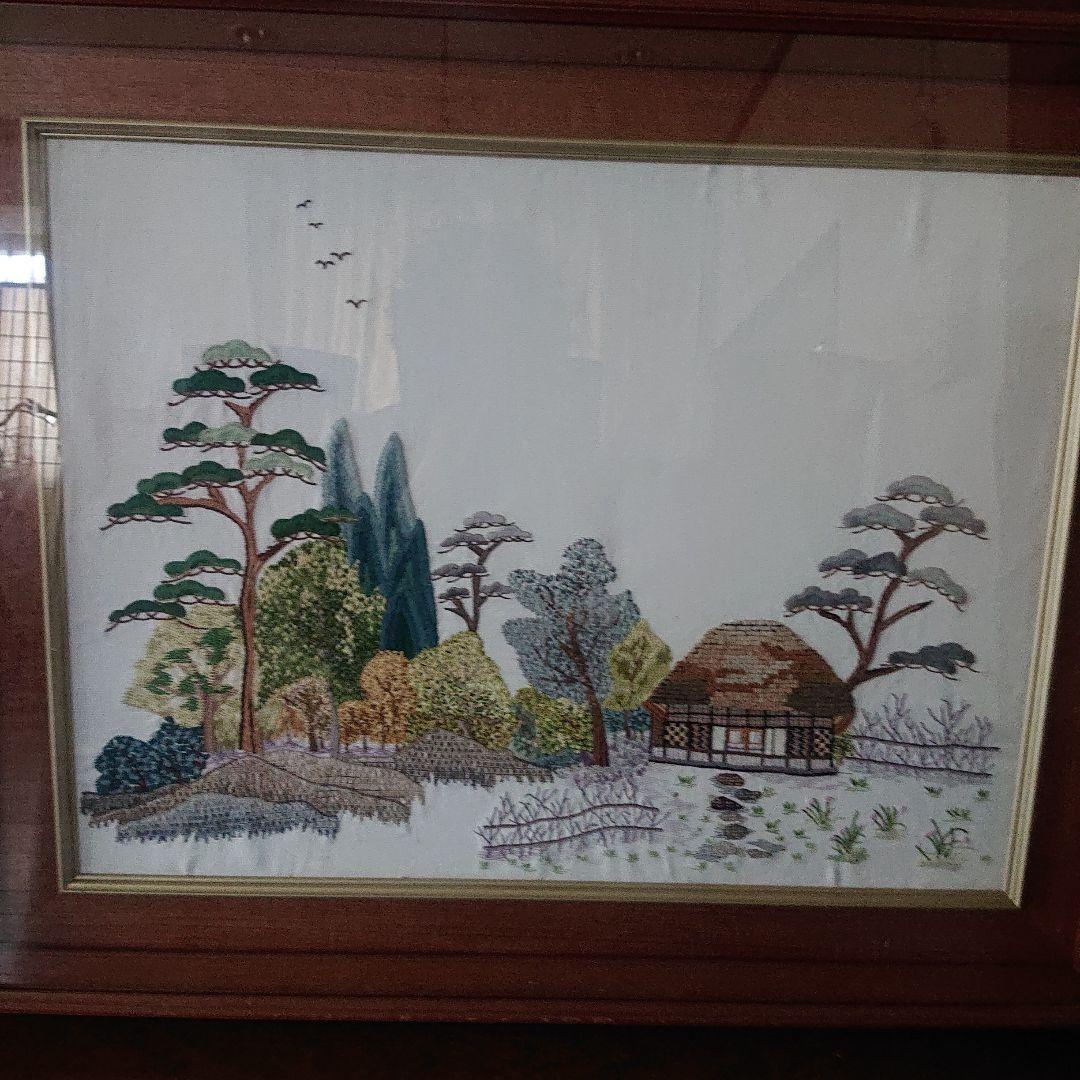 刺繍額 田舎の風景 楽天市場】刺繍 コスモ 刺繍キット フランスの風景 No.712 モンブラン