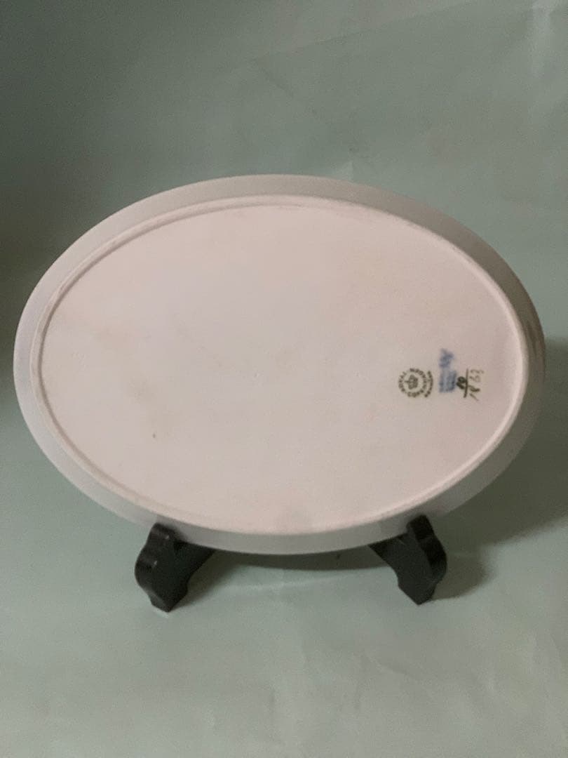 ロイヤルコペンハーゲン、ブルーフラワー金彩楕円プレート - メルカリ