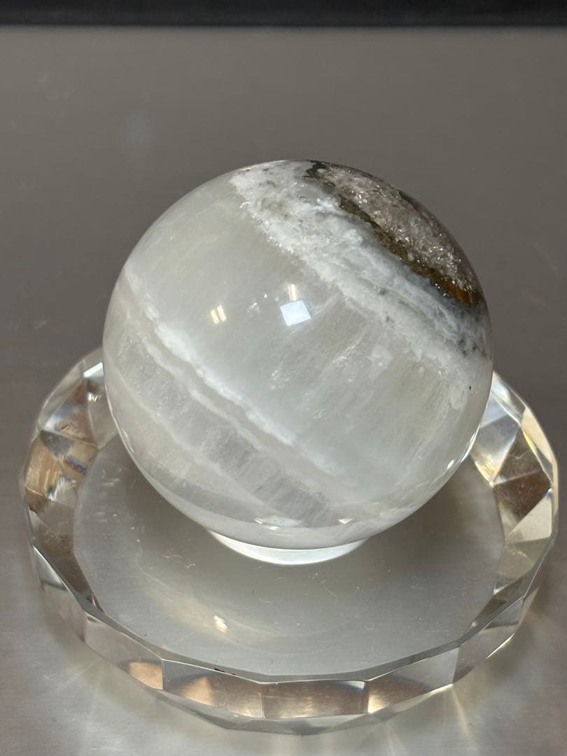 パイライトインフローライト　スフィア　4.22cm 天然石