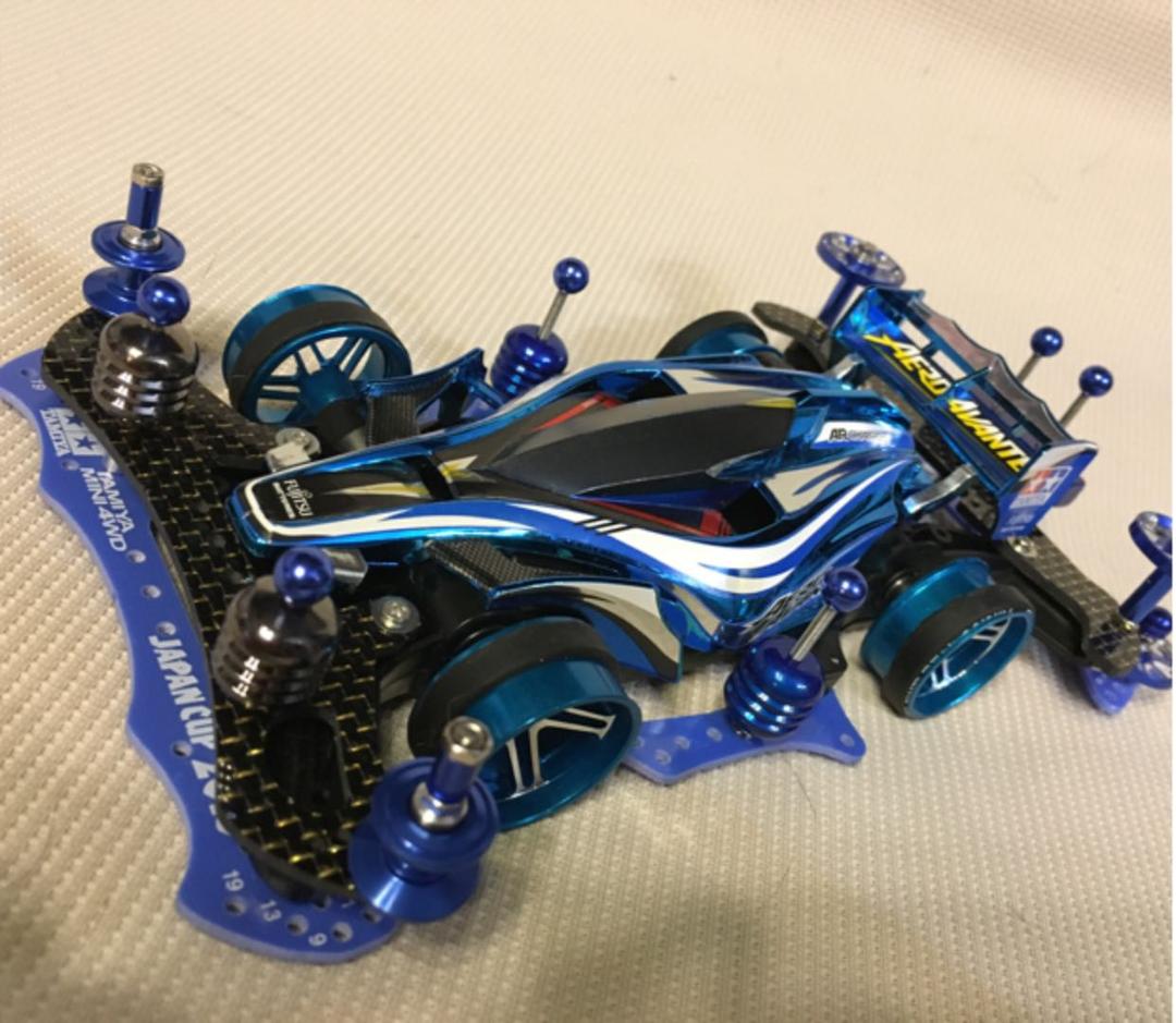 元祖！エアロアバンテ ブラック メタリック カスタム ミニ四駆 改造