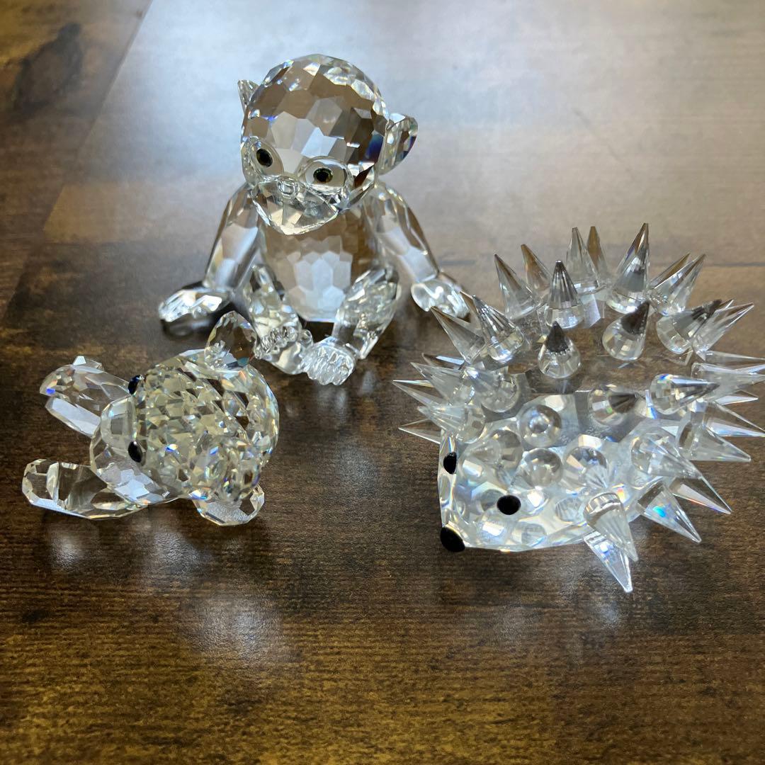 SWAROVSKI スワロフスキー クリスタル 動物 置物7点 まとめ売り