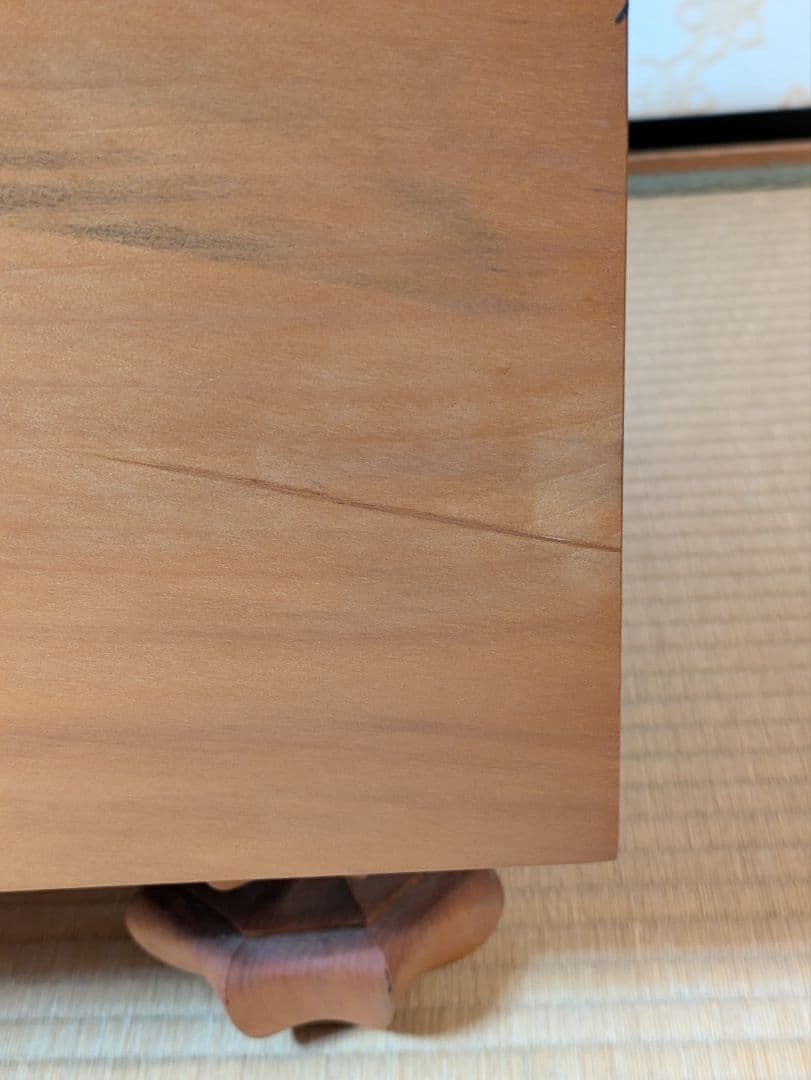 碁盤 本榧 約45.5cm x 42.5cm 厚み19.3cm 高さ31cm