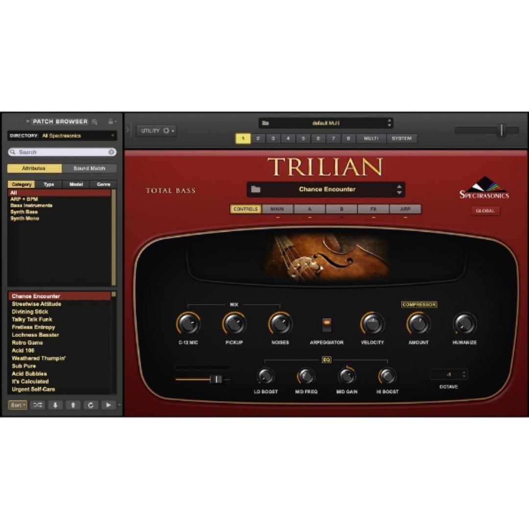 Spectrasonics　TRILIAN Spectrasonics Trilian Virtual Bass Instrument - Perfect Circuit