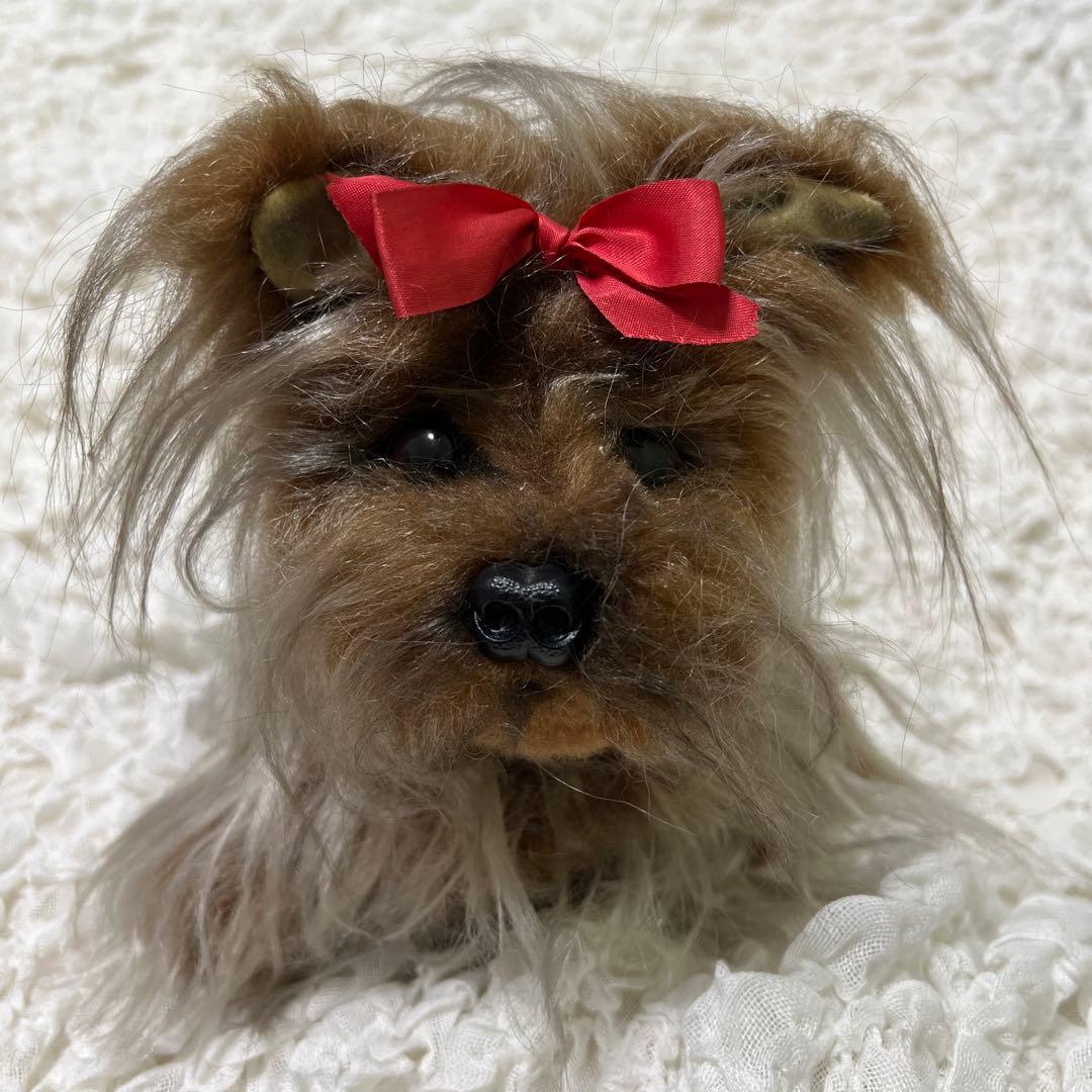 レア 吉徳 ぬいぐるみ 犬 ヨークシャー・テリア ヨーキー ファイン