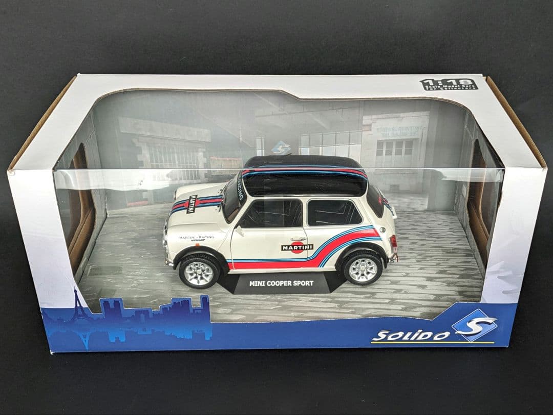 Solido 1/18 ミニクーパー スポーツ 1998 マルティニ カラー - メルカリ