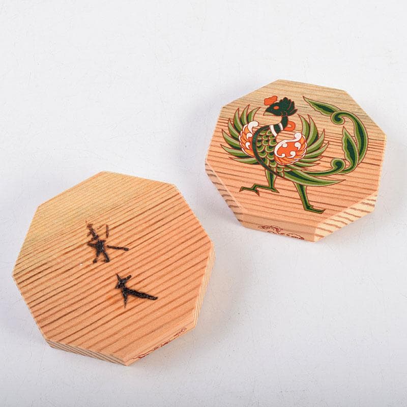 杉村聡作 正倉院 繧繝文様 八角香合 東大寺 別当永慶書付 共布共箱