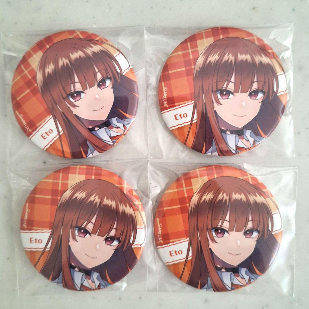 からぴちパラダイス カラフルピーチ えと 缶バッチ - メルカリ