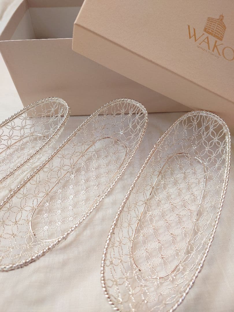 【サボテン】銀座和光 WAKO 網目模様銀仕上げおしぼりトレイ 5個セット 2026年最新】WAKO おしぼりトレイの人気アイテム - メルカリ