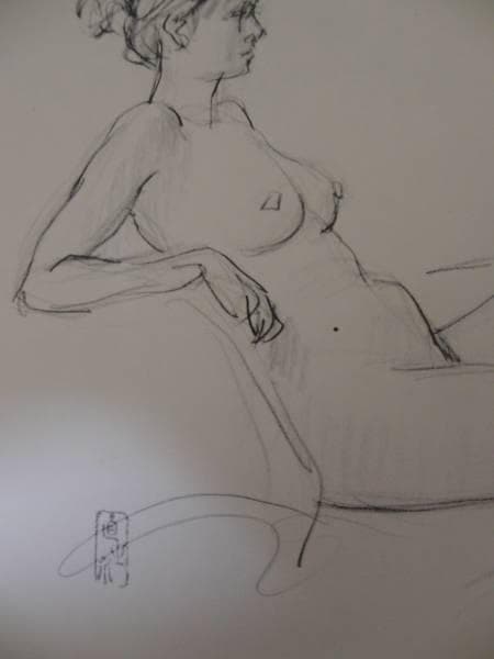 荒谷 直之介、裸婦、希少画集画、新品額装付、状態良好