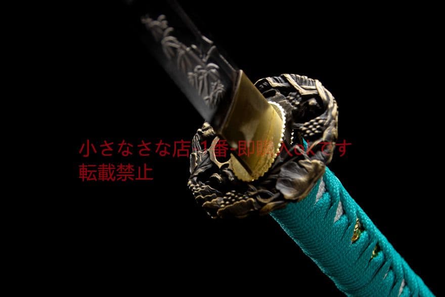 翠竹武士刀-高性能マンガン鋼 古兵器 武具 刀装具 日本刀 模造