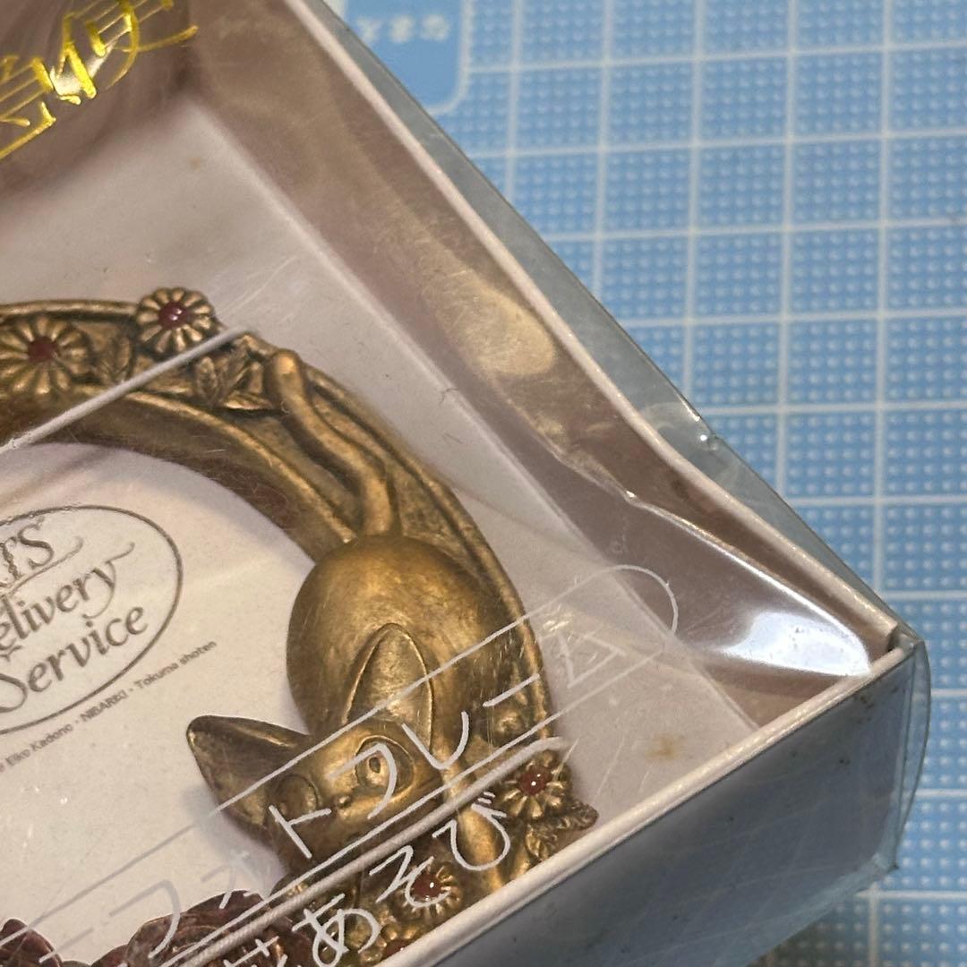 ジブリ 魔女の宅急便 ジジ 黒猫 ミニフォトフレーム バッジ セット