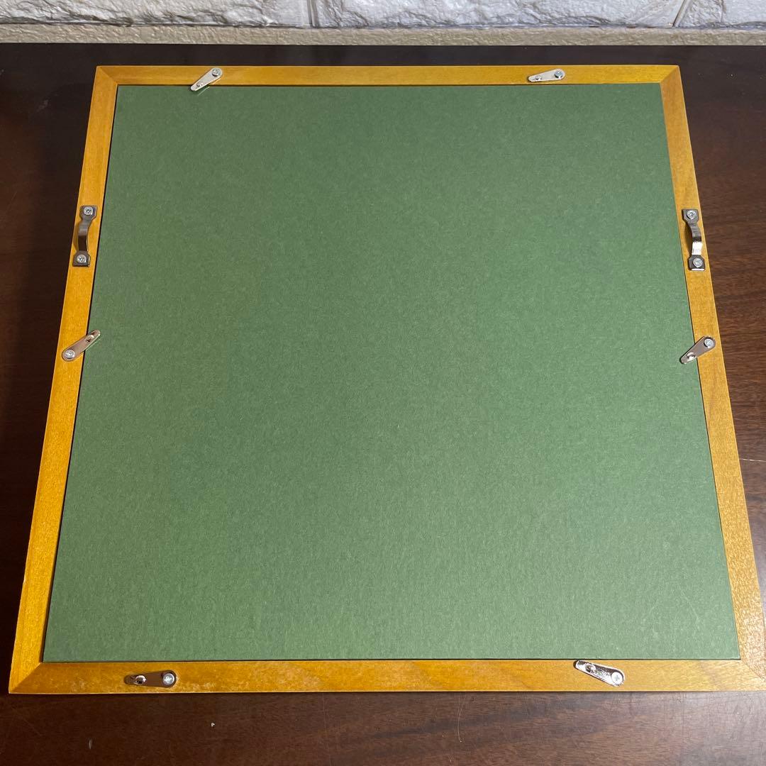 香蘭社　陶画　春蘭　27.5×27.5cm お箱入り