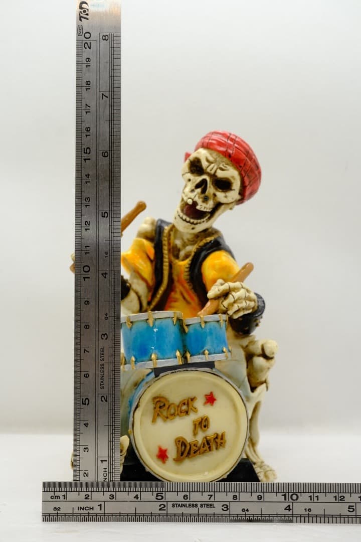 W.U.I. スカル ROCK TO DEATH フィギュア 骸骨 バンド - メルカリ