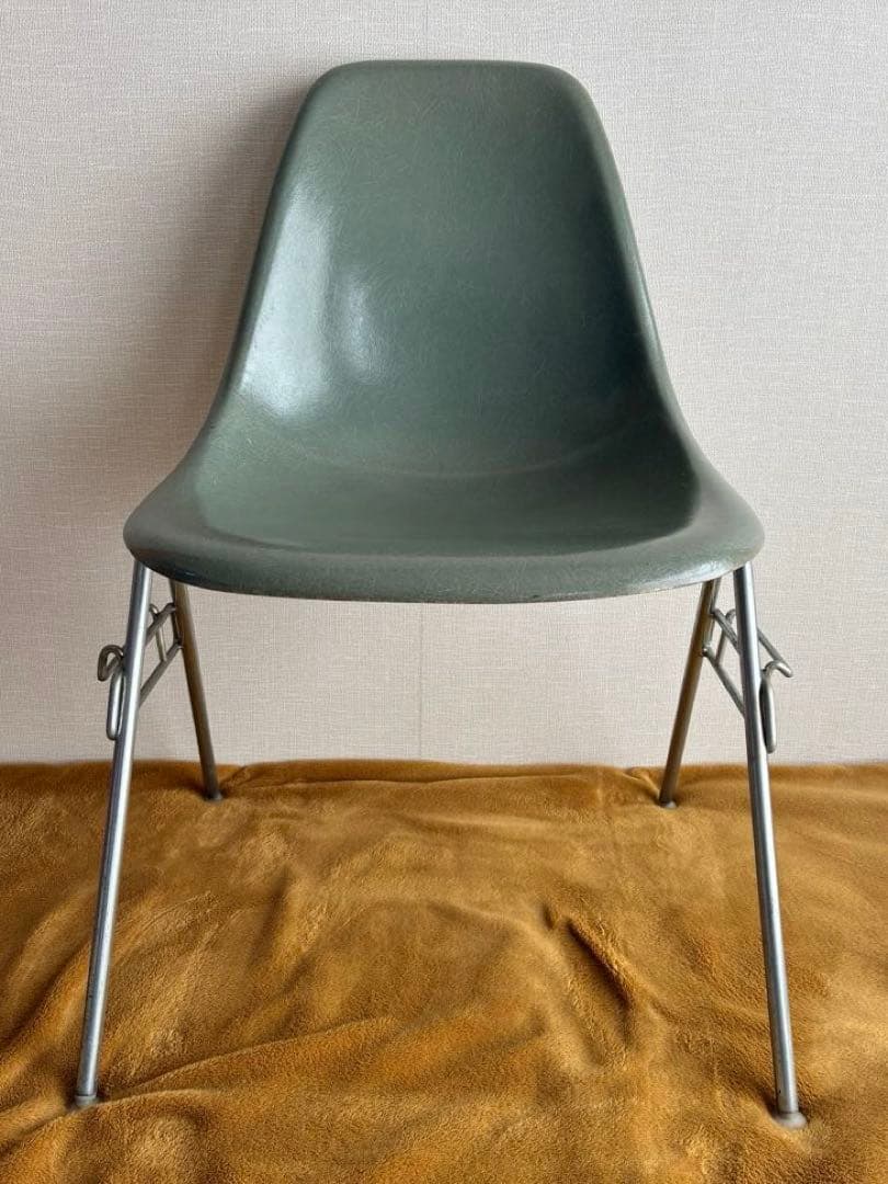 ヴィンテージ 1950年後期 イームズ ハーマンミラー シェルチェア 1950's ZENITH社製 1st Model イームズ Xベース アームシェルチェア