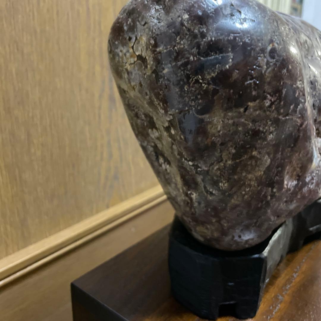 梅花石 およそ5㌔ 鑑賞石 観賞石 水石 盆石 天然石 置物 鉱物 台付