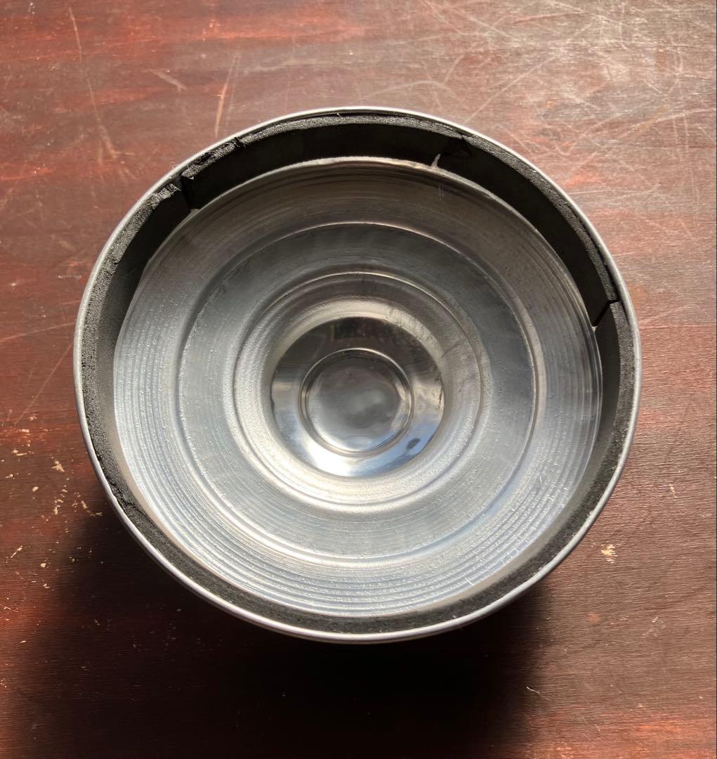 昭和レトロ 小ぶりザイズのタイプ違い 蓋付きガラス瓶 2個セット