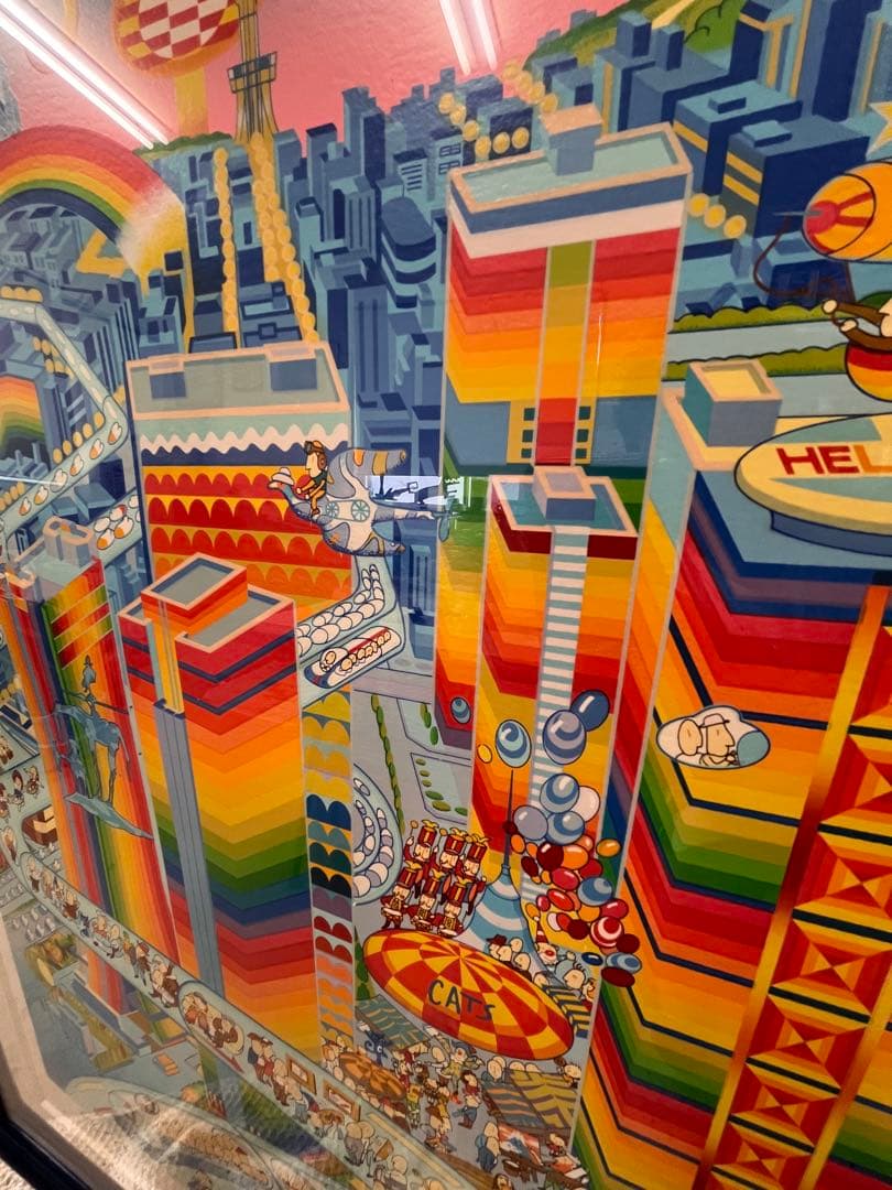 送料込み！激レア巨大アート　杉村篤　メトロポリス新宿　横尾忠則　貴重芸術