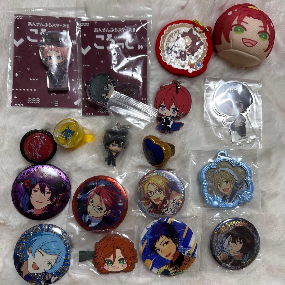 あんスタ まとめ売り 缶バッジ 朋 巴日和 漣ジュン 着せ替え衣装 乱