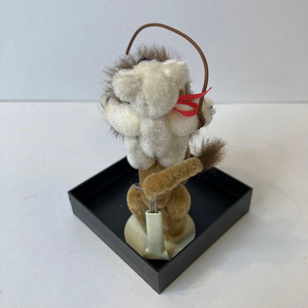 テディベア ワールドオブミニチュアベアーズ ライオンにまたがったくま