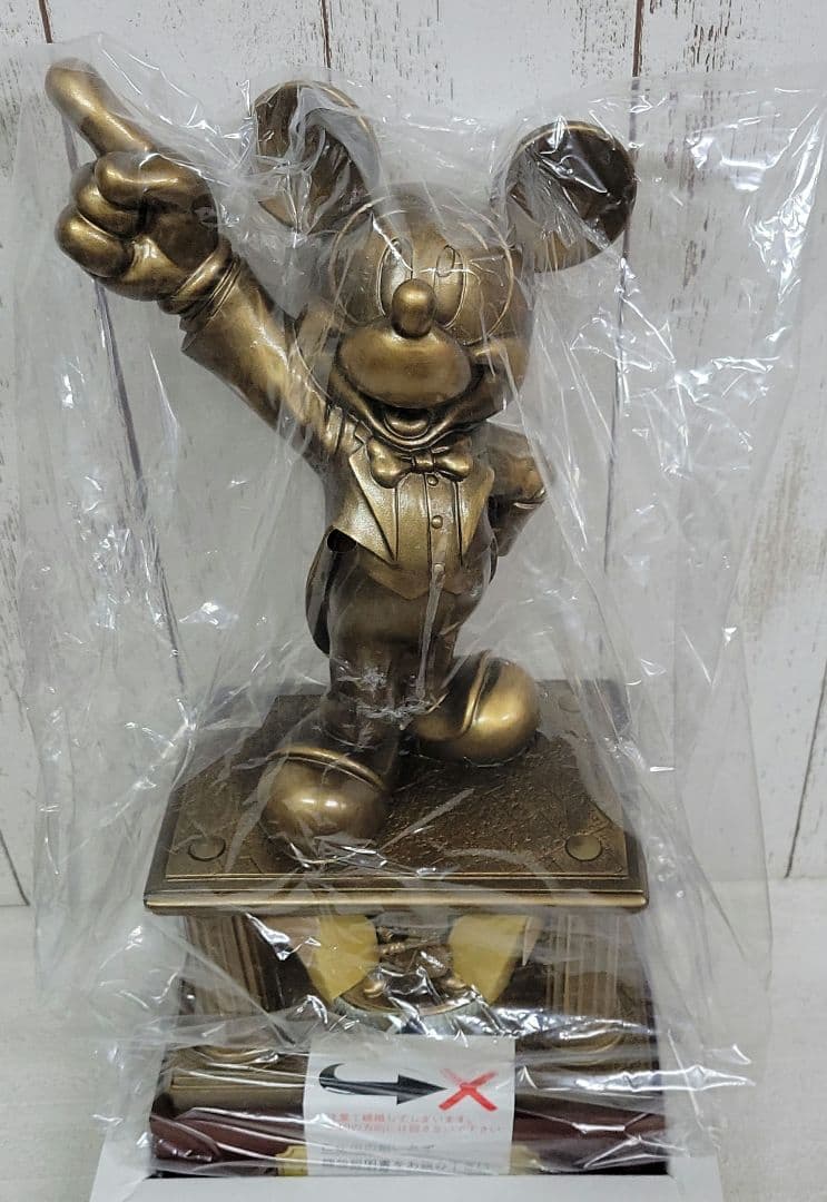 第一生命の非売品 ディズニー ミッキーコンサート ブロンズ像 オルゴール