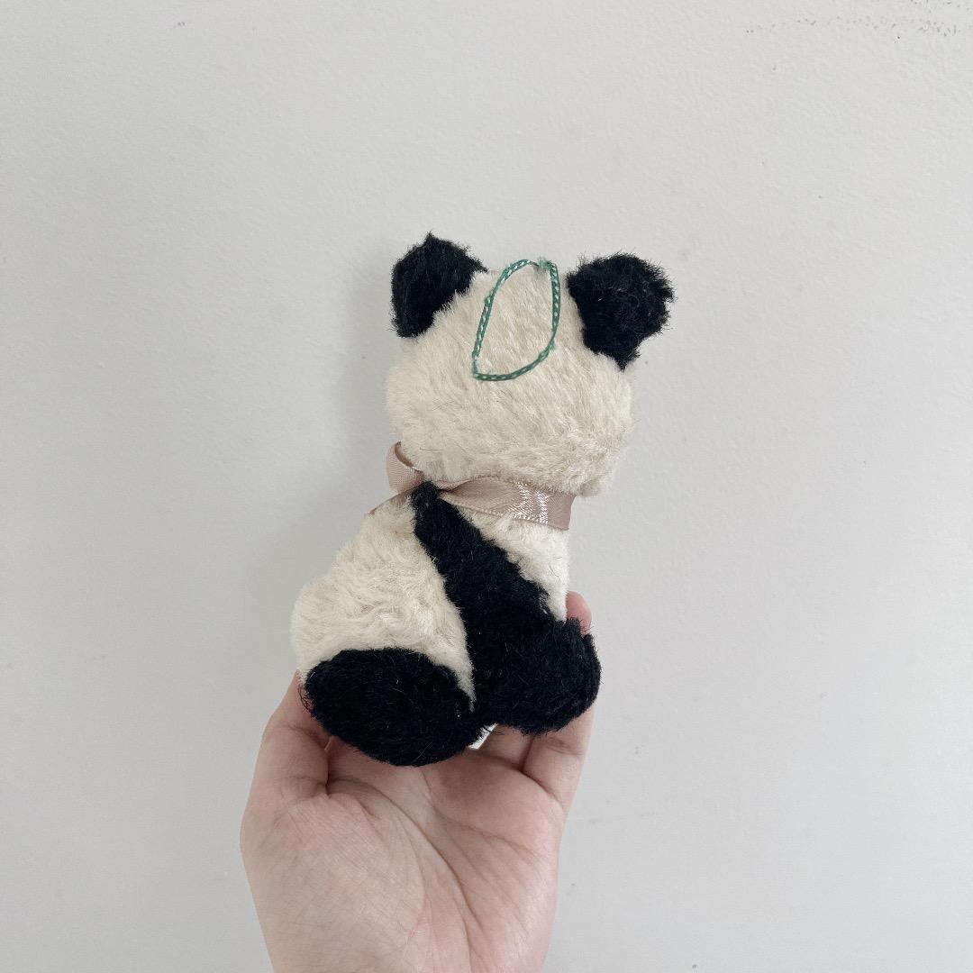 アンティーク パンダ ぬいぐるみ ハンドメイド ヨーロッパ