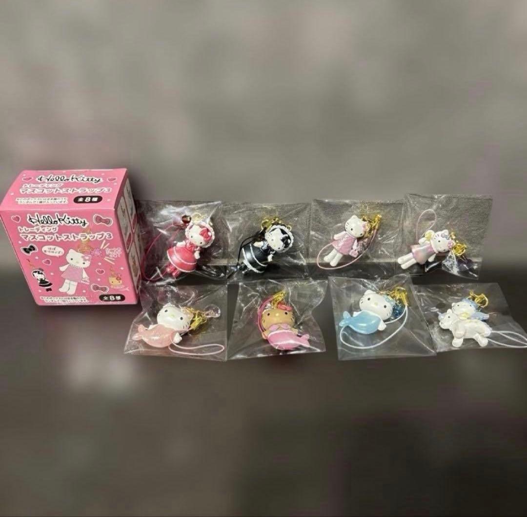 ハローキティ トレーディングマスコットストラップ3 コンプリート8種