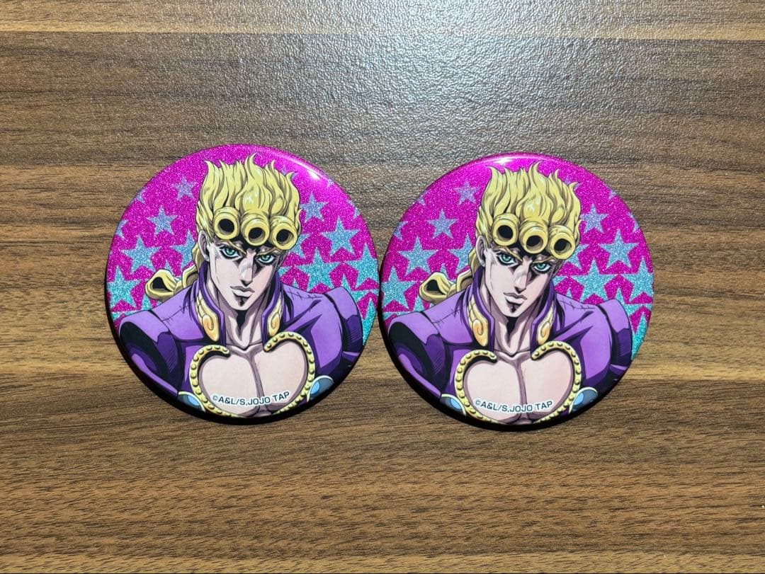 ジョジョワールド 75mmグリッター缶バッジ 第2弾 ジョルノ - メルカリ