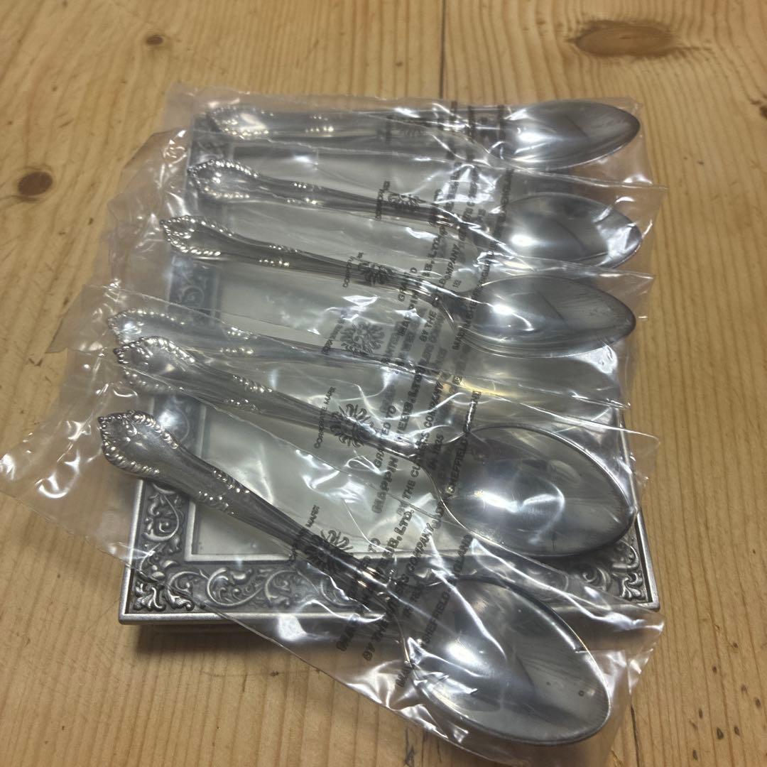 Mappin & Webb マッピン＆ウェッブ　マッピンプレートスプーン6本 美品】Mappin&Webb マッピン&ウェッブ スプーン カトラリー 箱入