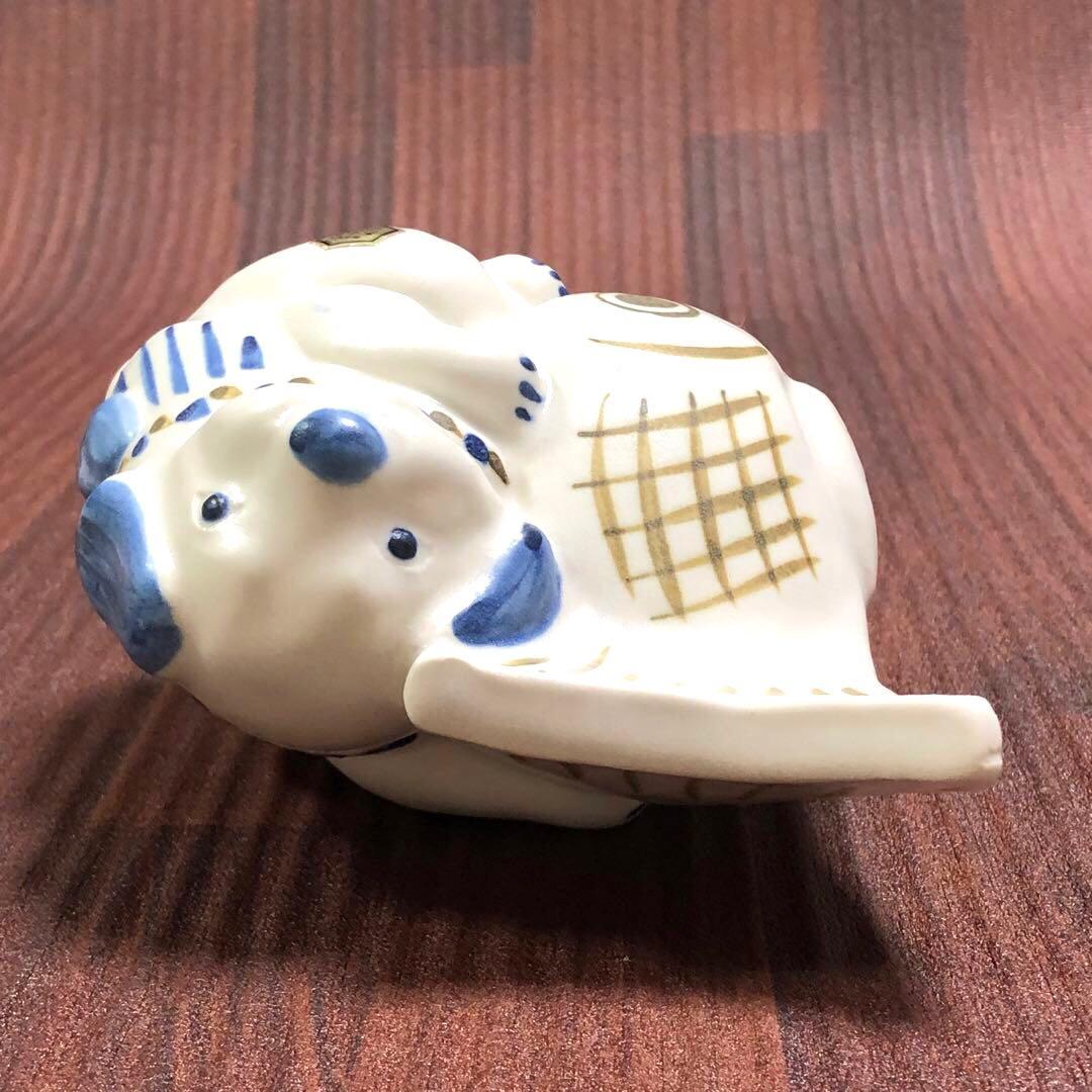 たち吉】 陶器 鯛と子犬 置物 - メルカリ
