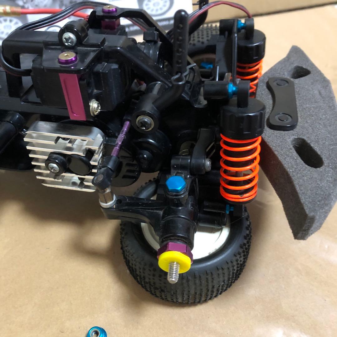タミヤ RC M03シャーシ、サーボ付き、フルベア、スポチュン 程度良好