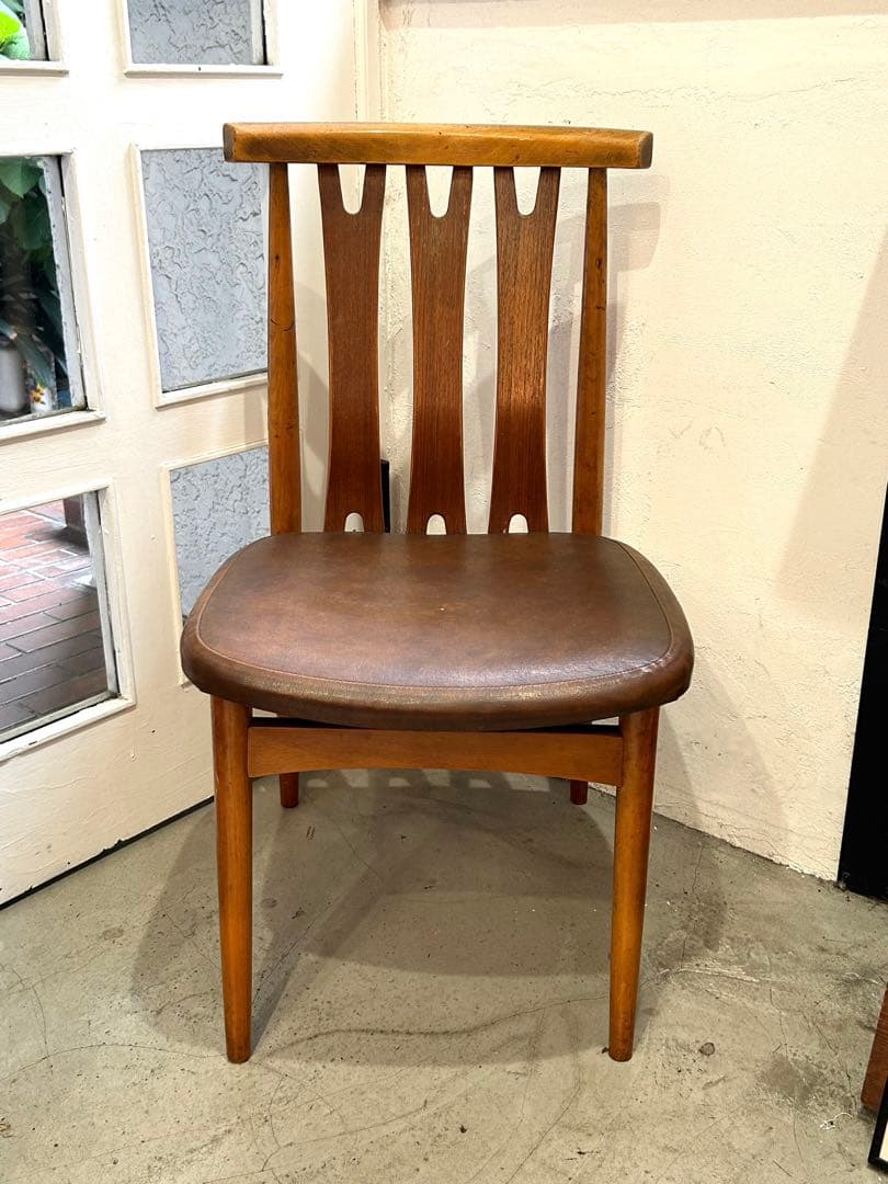 貴重!! 60s 70s ビンテージ 和製 ダイニングチェア 貴重!! 60s 70s ビンテージ 和製 ダイニングチェア