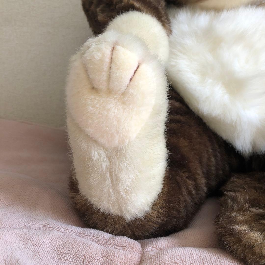 オリエンタルトーイ ジョリーマンマ 特大 眠り猫ぬいぐるみ 紙タグ有