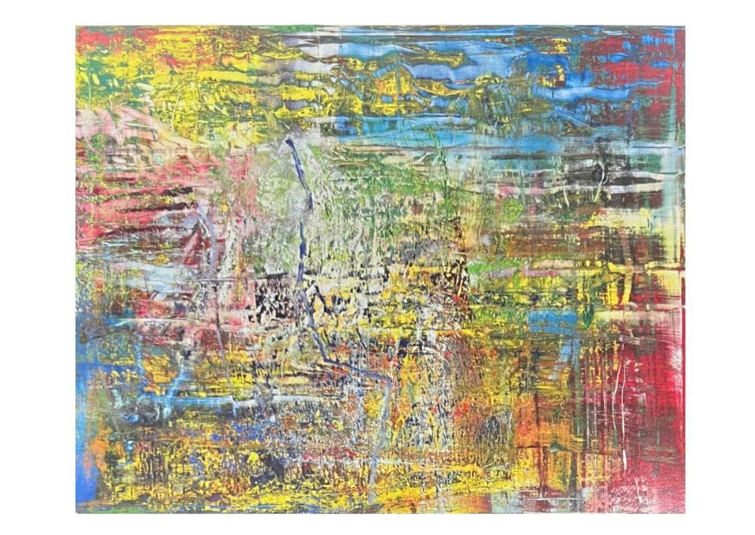 限定マット額装品/ゲルハルト・リヒター/Abstract Painting - メルカリ