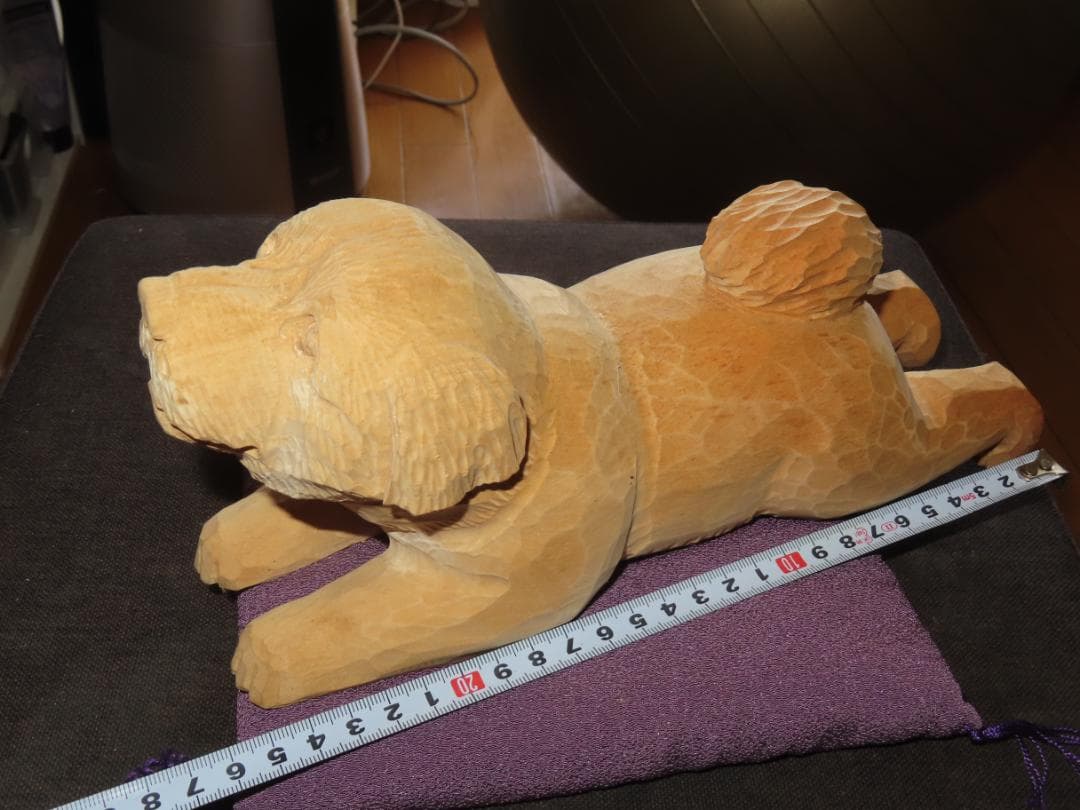 1 金岡作 金岡茂幸？　犬　イヌ 一刀彫　木彫り　木彫刻　アイヌ　北海道 2 金岡作 金岡茂幸？犬イヌ 一刀彫木彫り木彫刻アイヌ北海道