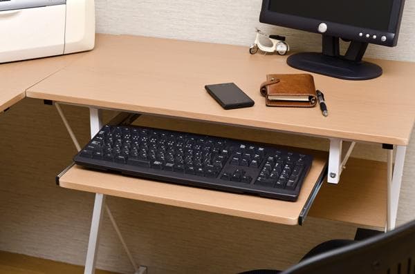 《新品・送料無料》コーナーPCデスクセット　NA/WAL