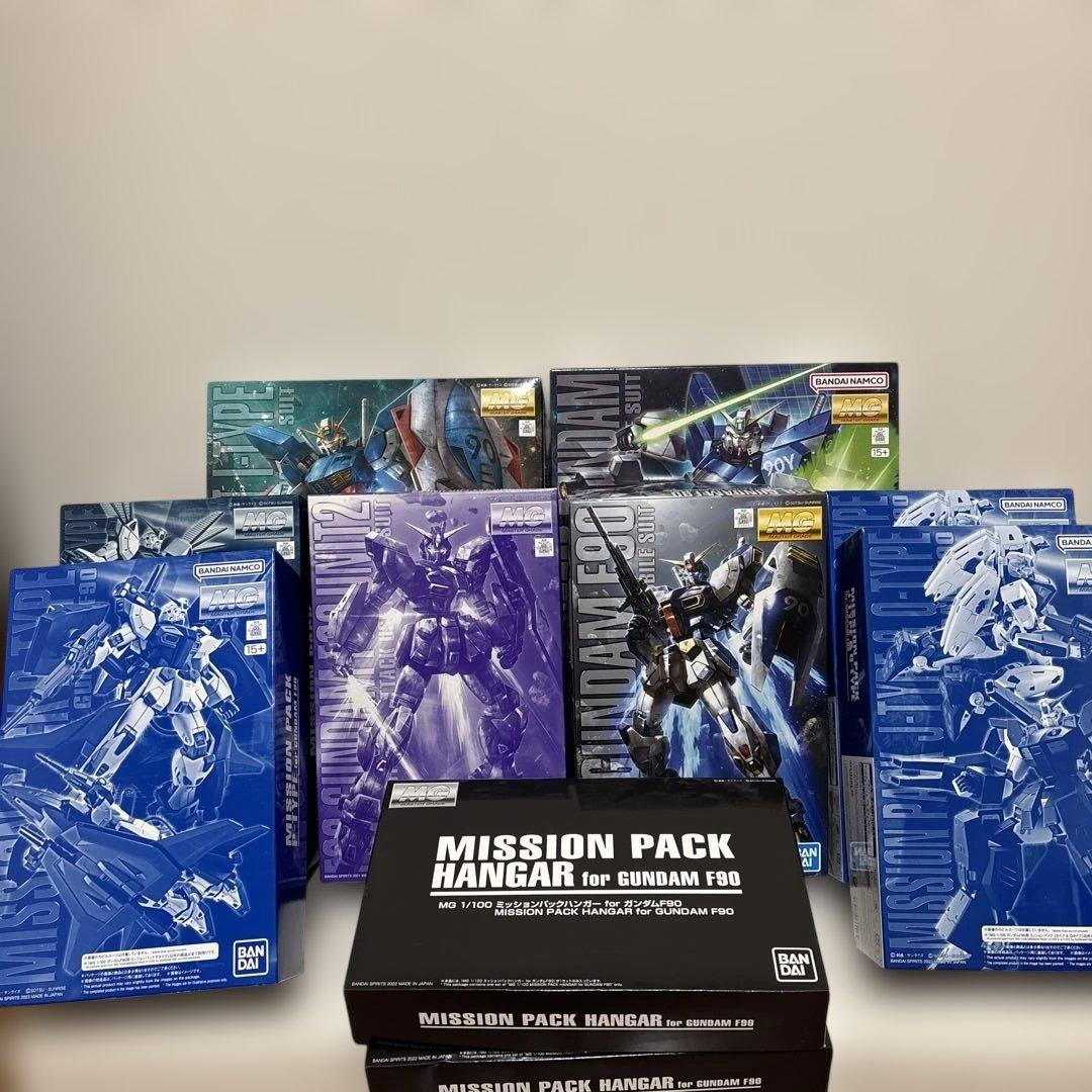 MG ガンダム F90 ガンプラまとめ売り F90が飛行形態に変形可能！軍用機仕様のガンプラ「MG ガンダムF90用