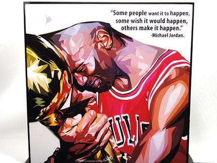 新品 No 79】 ポップアートパネル マイケル ジョーダン NBA - メルカリ
