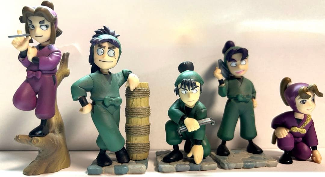 忍たま乱太郎 六年生＆四年生フィギュア五体セット BANDAI（バンダイ） 忍たま乱太郎 まちぼうけ 六年生の段 全6種セット