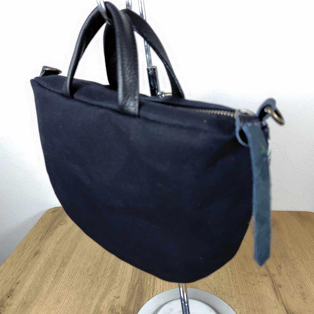 ミナペルホネン/rosyロージィーネイビー/ドミニラウンドショルダー