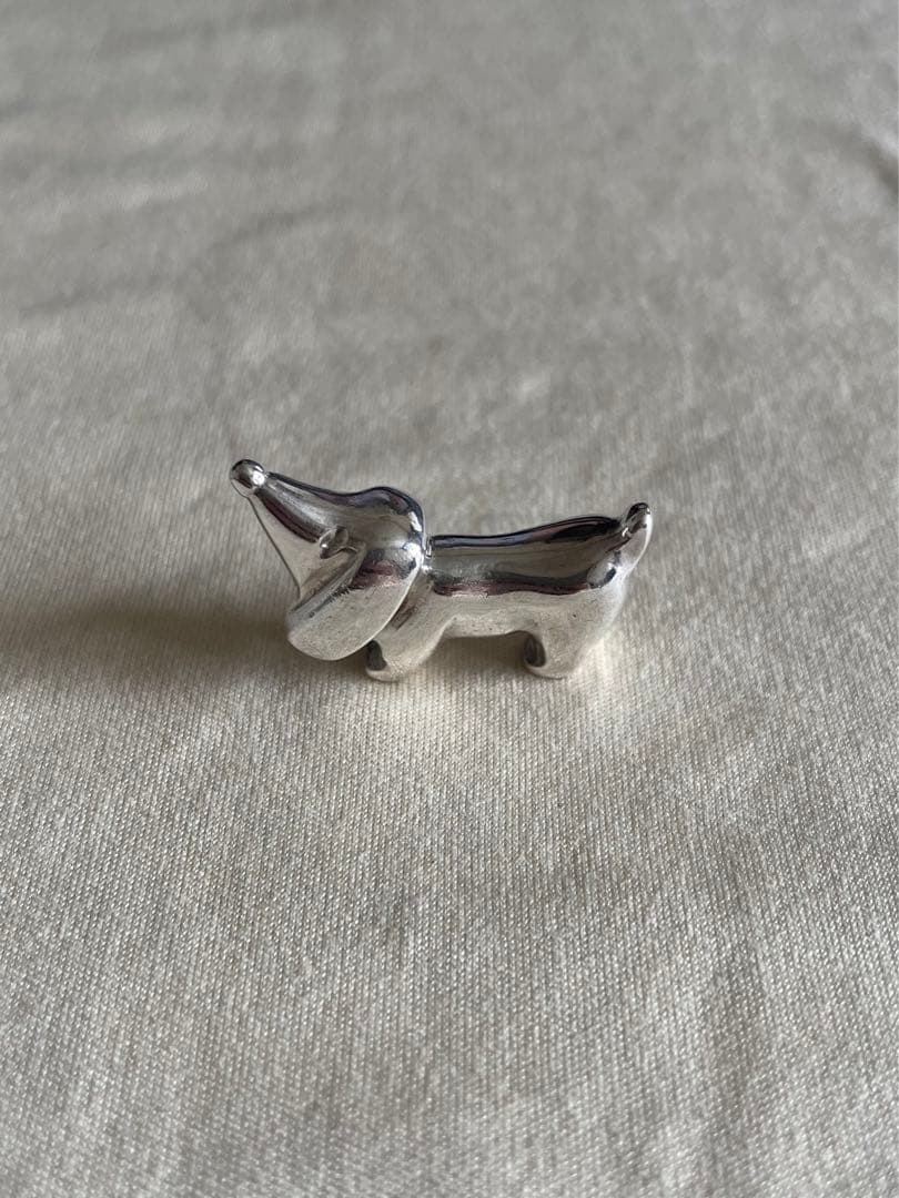 silver925製 ダックスフンド 飾り 箸置き アクセサリー silver925製 ダックスフンド 飾り 箸置き アクセサリー